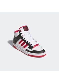 Sneaker "RAPID COURT MID", adidas Sportswear, Gr. 44,5core schwarz, team power rot 2, cloud weiß, Leder, Synthetik, sportlich, Schuhe