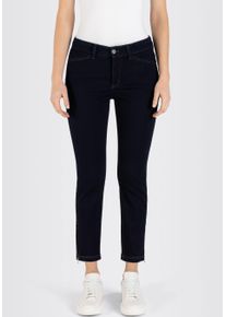 MAC Damen 7/8-Jeans "Dream Chic", blau, feminin, Gr. 36, Abriebeffekte, Denim/Jeans, Obermaterial: 65% Baumwolle, 31% Polyester, 4% Elasthan, Jeans,