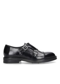 Heinrich Dinkelacker Schnallenschuh Florenz Plain CA - Gr. 39,5 (EU) - in Schwarz