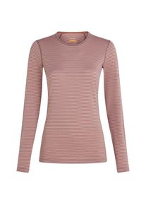 Merinounterwäsche Icebreaker 200 Oasis L/S Crewe Damen (Gr S |rosa/braun)
