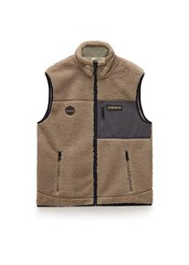 Napapijri Yupik V Fleeceweste Herren (Gr XL |braun)