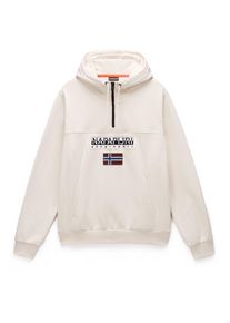 Napapijri Burgee Half Zip Hoodie 20 Hoodie Herren (Gr 3XL |beige/wei&szlig;)