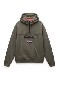 Napapijri Burgee Half Zip Hoodie 2.0 Hoodie Herren Alltag (Gr S |braun)
