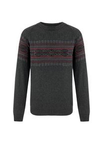 Sherpa Sajit Eco Crew Merinopullover Herren (Gr XXL |schwarz/grau)
