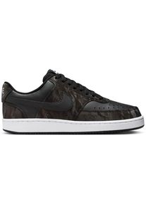 Nike Court Vision Sneaker Damen - schwarz - Gr. 41 - Synthetik/Glattleder