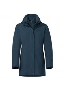 Doppeljacke Vaude Idris 3in1 Parka III Damen (Gr 38 |blau |wasserdicht)