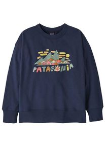 Patagonia Crew Sweatshirt Pullover Kinder Alltag (Gr M |blau)