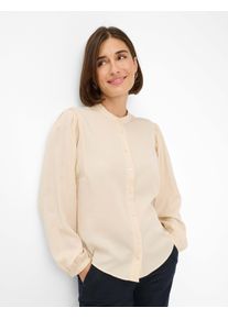 Brax Damen Bluse Style VALERIA canvas, cremeweiß, Gr. 34