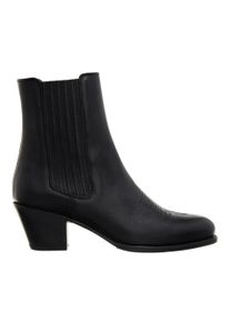 Polo Ralph Lauren Stiefel - P Chls Wstrn-Boots-Mid Boot - Gr. 38 (EU) - in Schwarz - f&uuml;r Damen