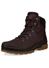 Freizeitstiefel Ecco Rugged Track Waterproof Lace Boot Herren (Gr 45 |schwarz/braun |wasserdicht)