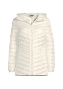 LANDS' END Daunenjacke WANDERWEIGHT Verstaubar Ultraleicht mit Kapuze, Damen,  Wei&szlig;, Nylon/Daunen, by Lands' End