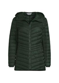 LANDS' END Daunenjacke WANDERWEIGHT Verstaubar Ultraleicht mit Kapuze, Damen,  Gr&uuml;n, Nylon/Daunen, by Lands' End