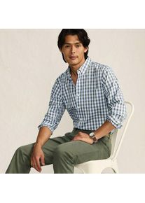 LANDS' END Ultimativ-Hemd, Tailored Fit, Herren,  Gr&uuml;n, Elasthan/Baumwoll-Mischung/Polyester-Mischung, by Lands' End