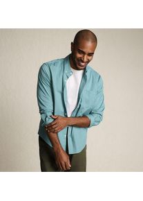 LANDS' END Ultimativ-Hemd, Classic Fit, Herren,  Gr&uuml;n, Elasthan/Baumwoll-Mischung/Polyester-Mischung, by Lands' End