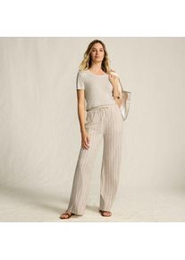 LANDS' END Jerseyhose mit weitem Bein, Damen,  Wei&szlig;, by Lands' End