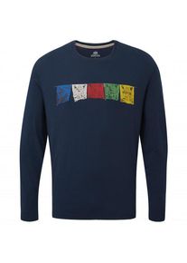 Sherpa Tarcho L/S Tee Longsleeve Herren Wandern (Gr S |blau)