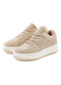 ELBSAND Sneaker 'Schnürschuh' beige Gr. 36 für Damen. Mit Logoprägung