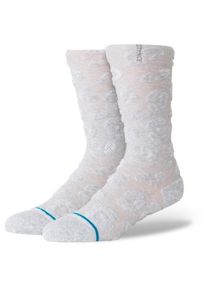 Stance Terry Cheetah Crew Multifunktionssocken Damen (Gr S |grau)