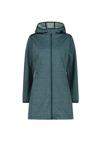 Softshelljacke CMP Woman Parka Fix Hood Damen (Gr 44 |blau |wasserdicht)