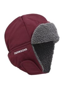 DIDRIKSONS 1913 Mütze Didriksons Biggles Cap 6 Kinder (Gr 56 cm |rot |wasserdicht)