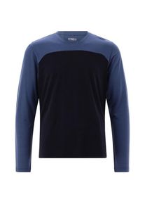 CMP Kildar T-Shirt Merinolongsleeve Herren (Gr 58 |schwarz/blau)