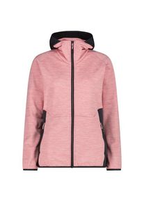 CMP Jacket Fix Hood Fleecejacke Damen Trekking (Gr 48 |rosa)