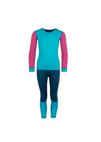 Merinounterwäsche Trollkids Merino Baselayer Set II Kinder (Gr 140 |türkis)