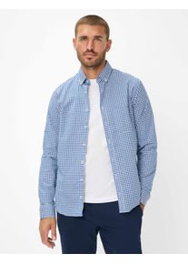 Brax Herren Hemd Style DANIEL baltic, Blau, Gr. L