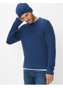 Brax Herren Strickpullover Style ROY baltic, Blau, Gr. XXXL