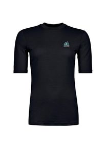 Ortovox 185 Merino Mountain Hug T-Shirt Merinoshirt Damen (Gr L |schwarz)