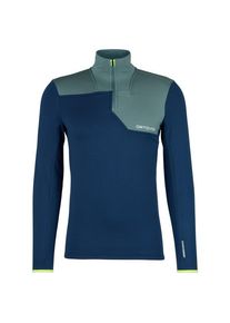 Fleecepullover Ortovox Fleece Light Zip Neck Herren (Gr S |blau)