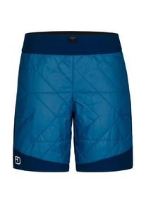 Kunstfaserhose Ortovox Swisswool Piz Bo&egrave; Shorts Damen (Gr L |blau)