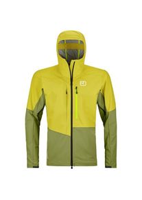 Softshelljacke Ortovox Mesola Jacket Herren (Gr S |oliv/gelb)