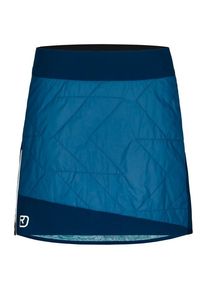 Kunstfaserrock Ortovox Swisswool Piz Boè Skirt Damen (Gr XS |blau)