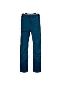 Skitourenhose Ortovox 3L Ortler Pants Herren (Gr S - Regular |blau |wasserdicht)