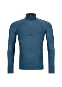 Ortovox 230 Competition Zip Neck Merinounterwäsche Herren Wandern (Gr L |blau)
