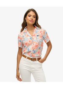 Superdry Damen Beach Resort Hemd Marineblau - Gr&ouml;&szlig;e: 38 2102824000343JPF017