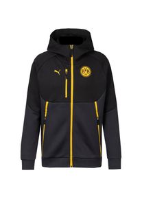Puma Borussia Dortmund Sweatjacke Herren - schwarz - Gr. XL - Baumwolle/Polyester
