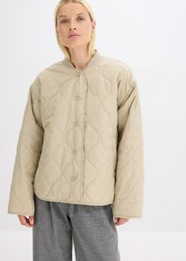 bonprix Ultraleichte Steppjacke Oversized, beige, Gr.38, Steppjacke, ultraleicht
