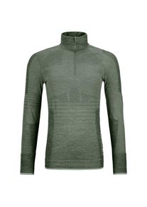 Ortovox 230 Competition Zip Neck Merinounterwäsche Damen Skitouren (Gr S |oliv)