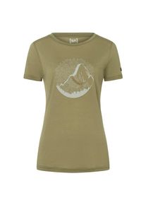 T-Shirt super.natural Mountain Mandala Tree Tee Damen (Gr XS |oliv)