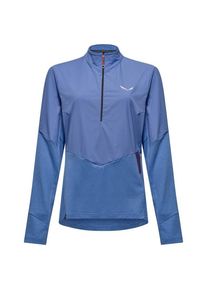 Fleecepullover Salewa Pedroc Dry Wind HZ Tee Damen (Gr 40 |blau)