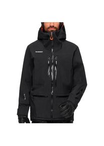 Mammut Eiger Free Pro Hardshell Hooded Jacket Regenjacke Herren (Gr L |schwarz |wasserdicht)