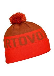 Ortovox Bobble Knit Beanie Mütze (Gr 50-56 cm |rot)