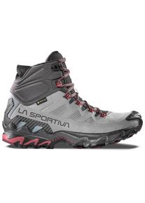 La Sportiva Ultra Raptor II Mid Leather GTX Wanderschuhe Damen Wandern (Gr 38,5 |grau |wasserdicht)