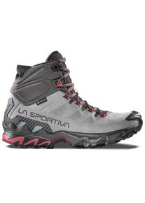 La Sportiva Ultra Raptor II Mid Leather GTX Wanderschuhe Damen Wandern (Gr 42,5 |grau |wasserdicht)