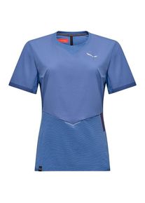 Salewa Pedroc Dry Wind T-Shirt Funktionsshirt Damen (Gr 36 |blau)