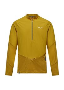 Longsleeve Salewa Pedroc Dry Wind HZ Tee Herren (Gr 50 |gelb)