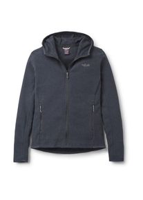 Rab Stavel Hoody Fleecejacke Damen (Gr 42 |grau/blau)