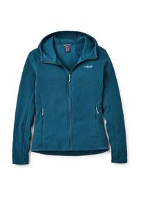 Rab Stavel Hoody Fleecejacke Women (Gr 36 |blau)